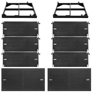 DVA line-array set voor bands (400 personen) DVA line-array set voor bands (400 personen)