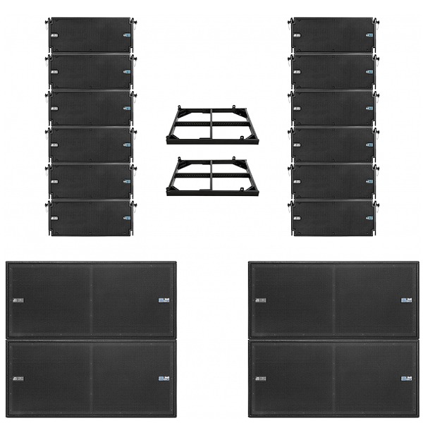 DVA line-array set voor bands (700 personen)